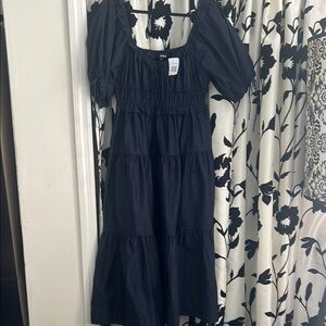 En Saison Navy Maxi Dress